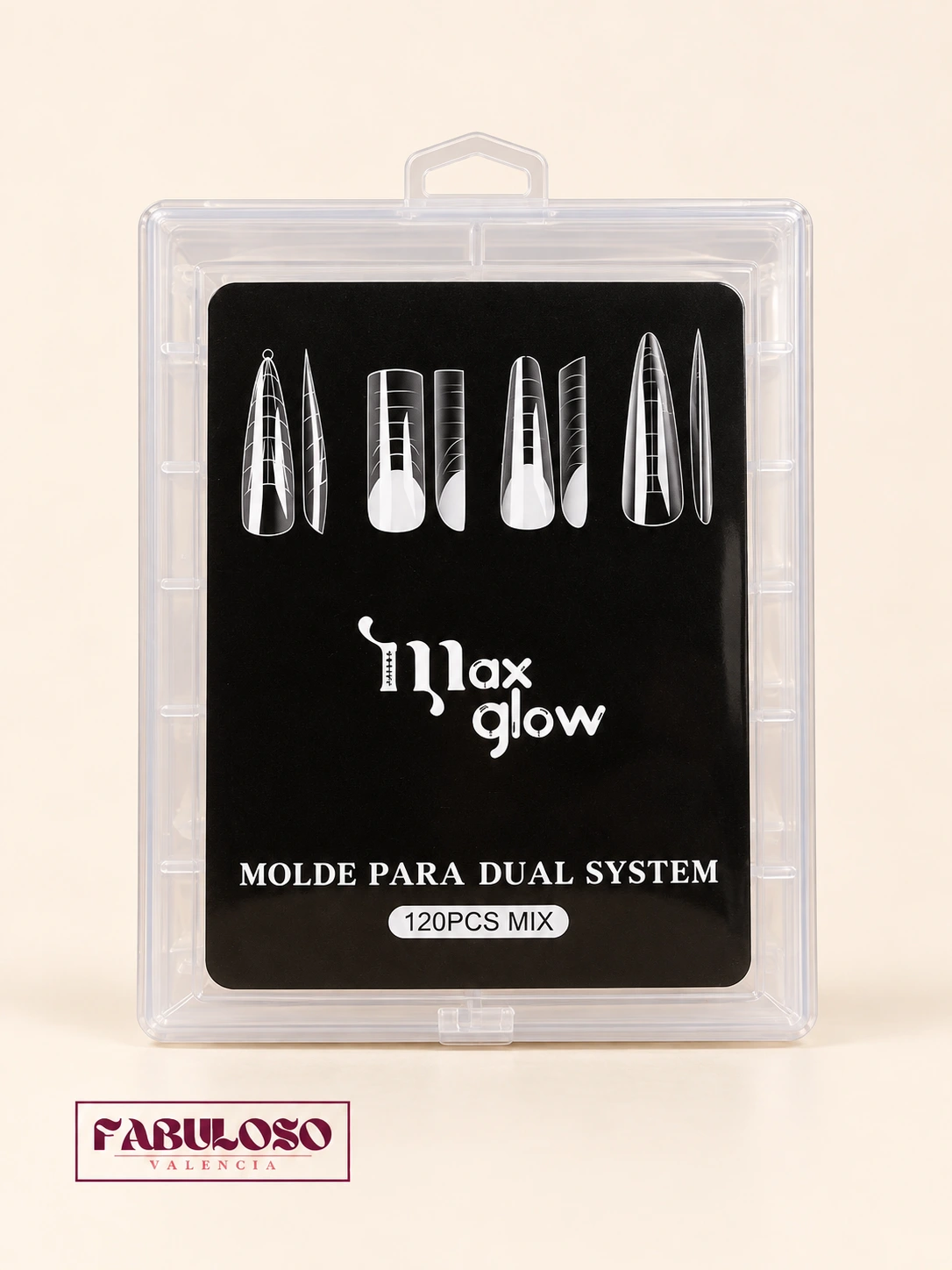 Uñas molde dual mixto maxglow