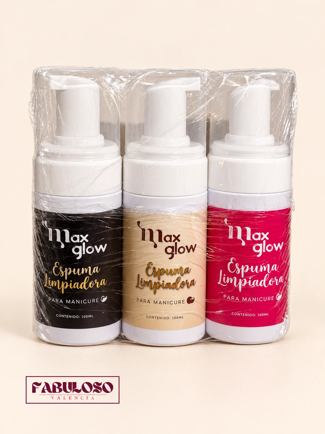 Espuma limpiadora maxglow