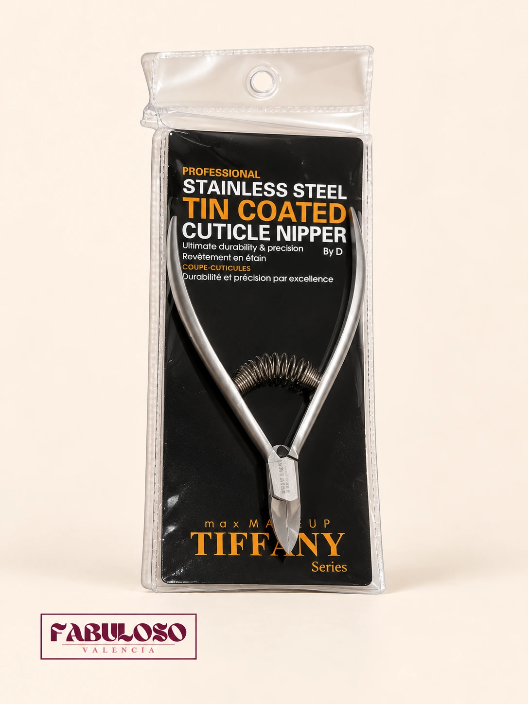 Cortacuticulas con resorte Tiffany