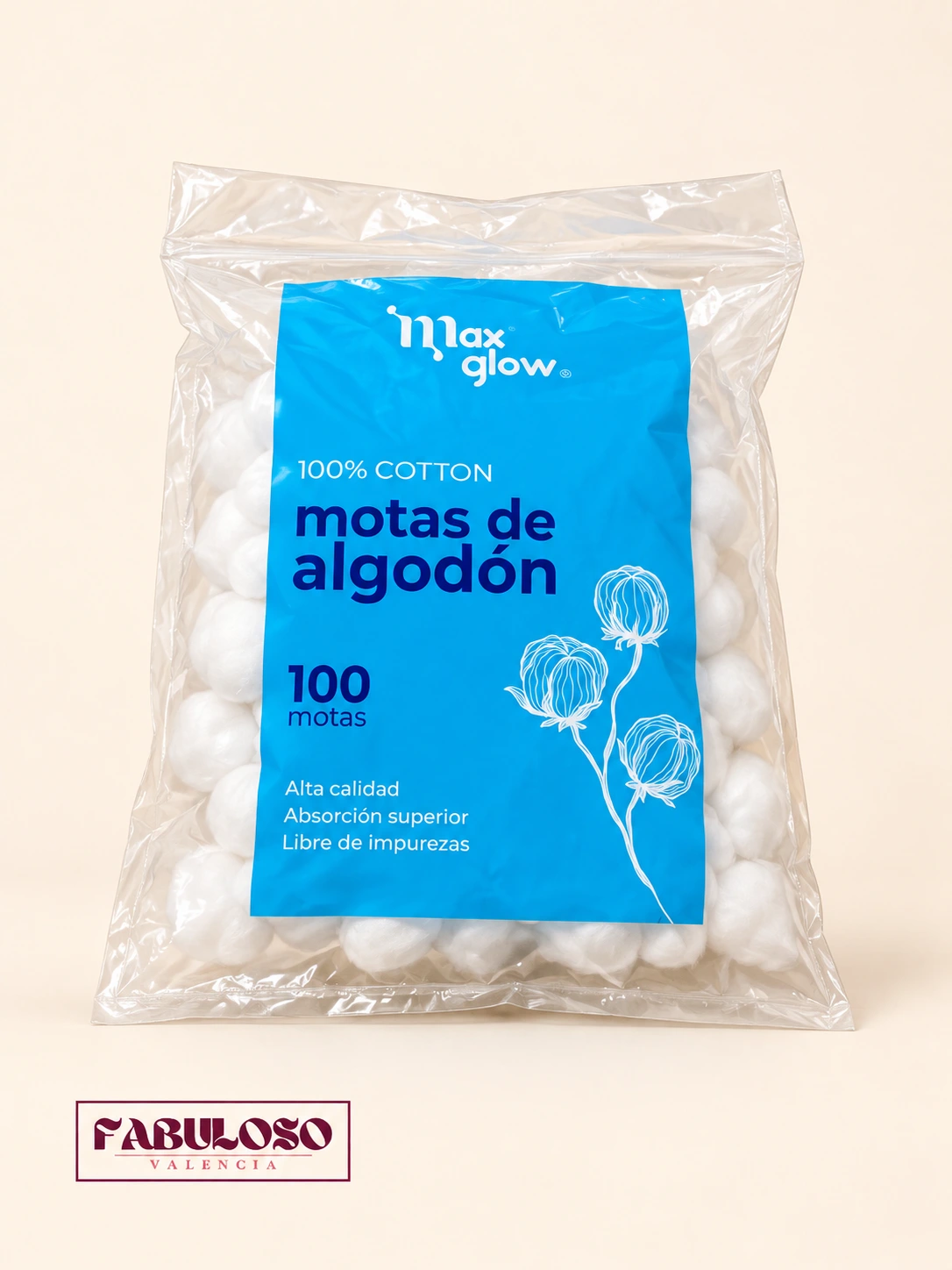 Motas de algodón Maxglow