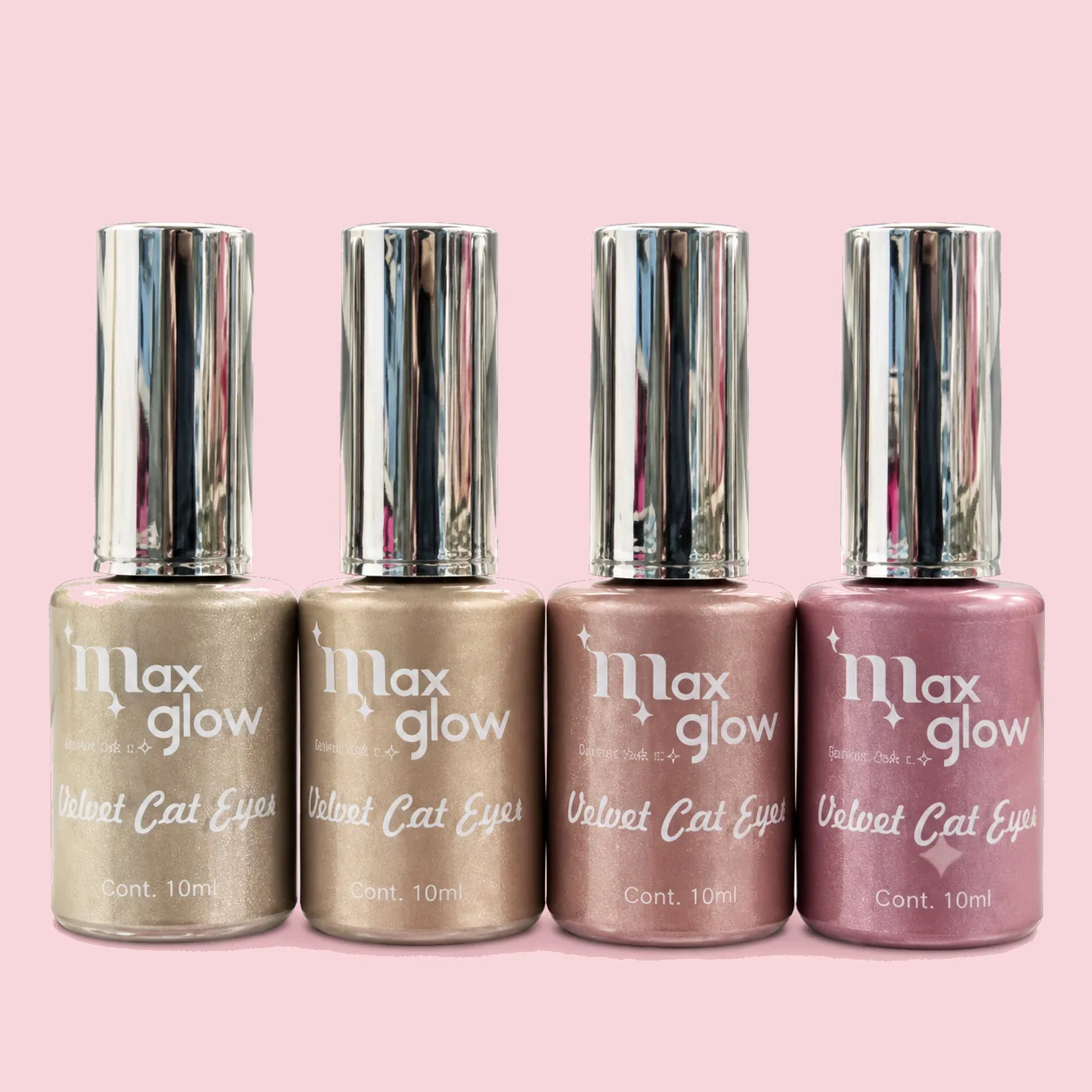 Esmaltes velvet cat eye MaxGlow