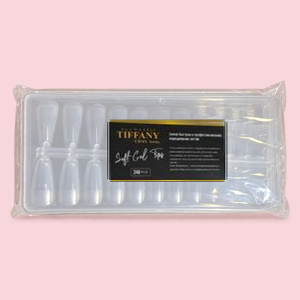 Uñas jelly coffin 240 pcs Tiffany